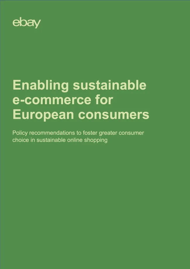 Enabling sustainable e-commerce for European consumers